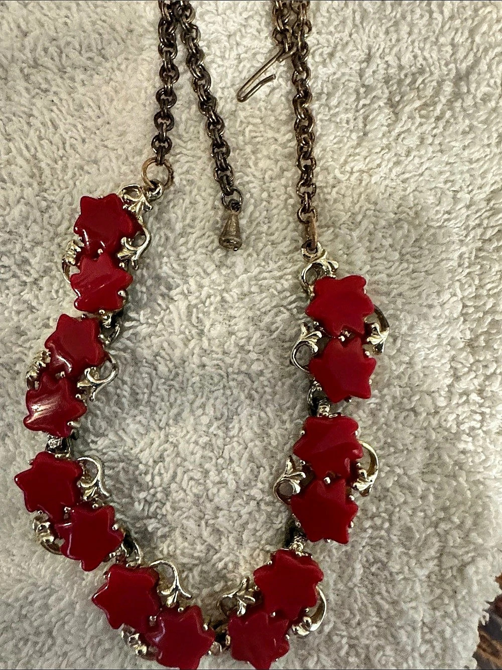 Red Statement Necklace